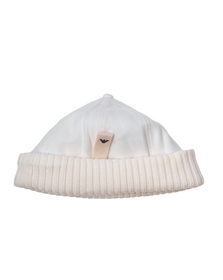 Shop EMPORIO ARMANI Saldi Cappello: Emporio Armani berretto in panno con risvolto in maglia.
Panno.
Risvolto in maglia a coste.
Etichetta logata.
Composizione: 100% Poliestere.
Fabbricato in Cina.. 627396 3F566-00011